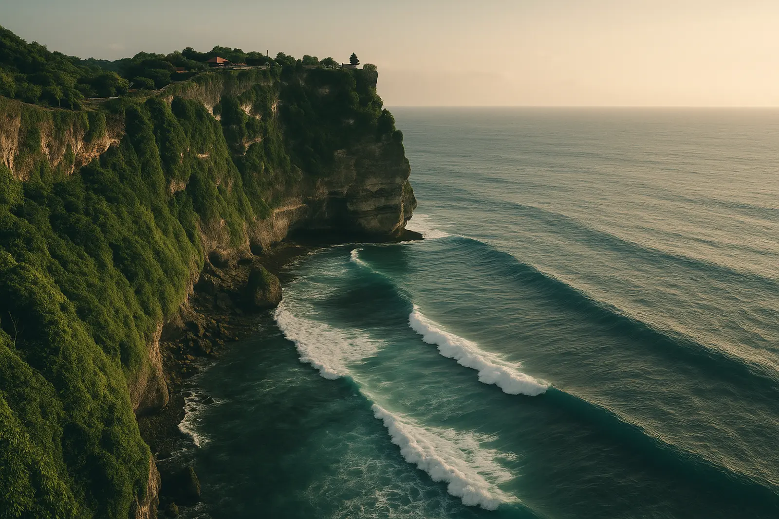 Arrozales y costa de Bali, Indonesia