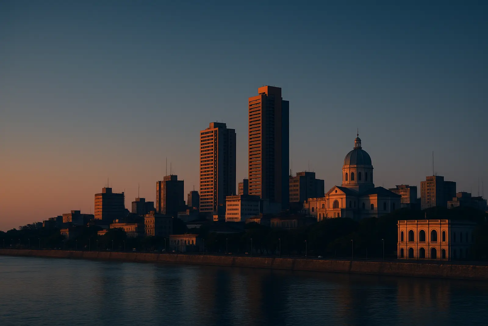 Skyline de Asunción, Paraguay